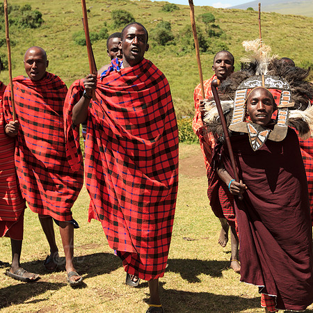Maasai singers