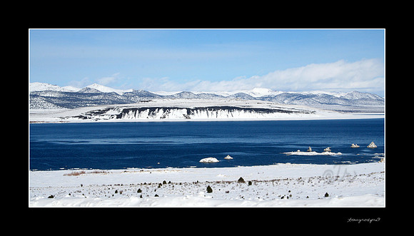 Mono Lake in winter